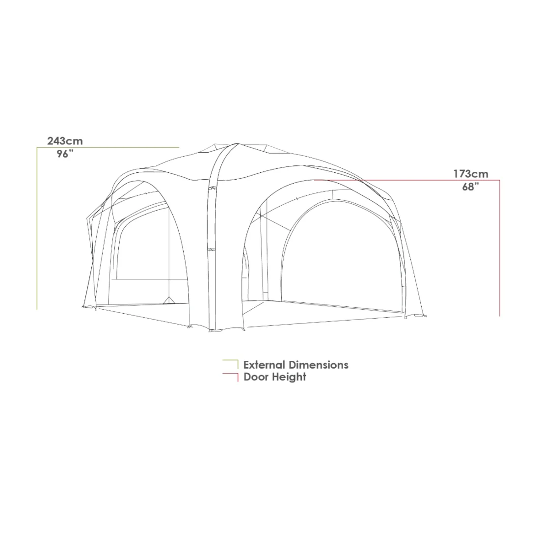 Aerobase 3 Inflatable Air Shelter - Image 3