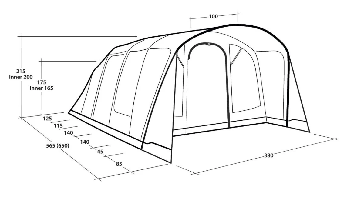 Colorado 6 Inflatable Tent - Image 4
