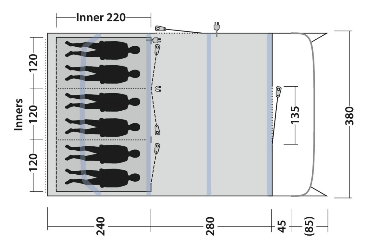Colorado 6 Inflatable Tent - Image 3