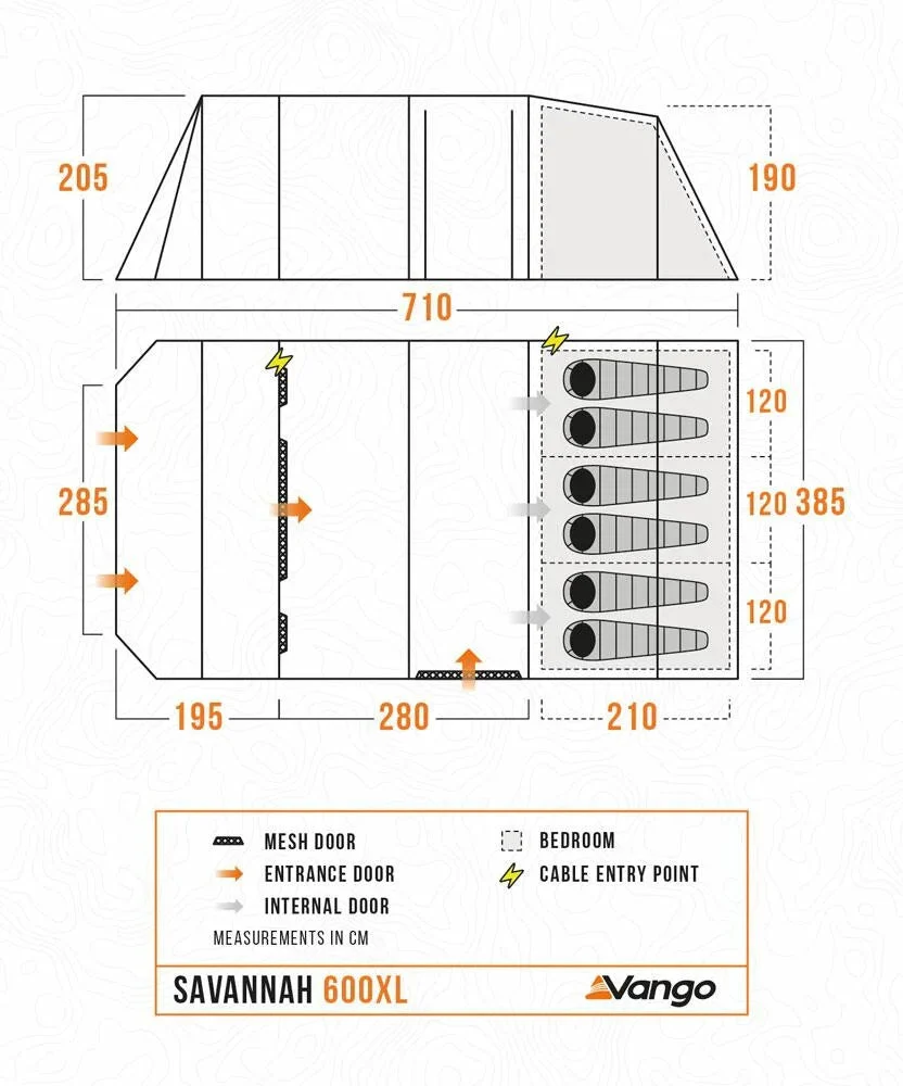 Savannah 600XL Poled Tent Package - Image 5
