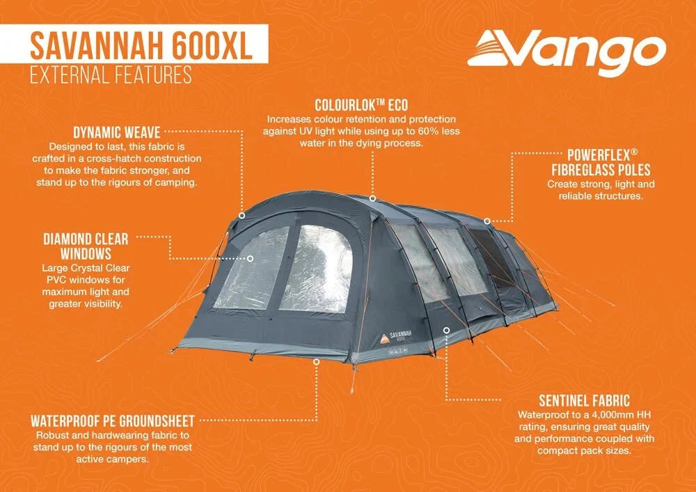 Savannah 600XL Poled Tent Package - Image 7