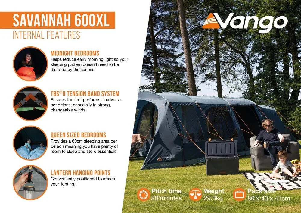 Savannah 600XL Poled Tent Package - Image 8