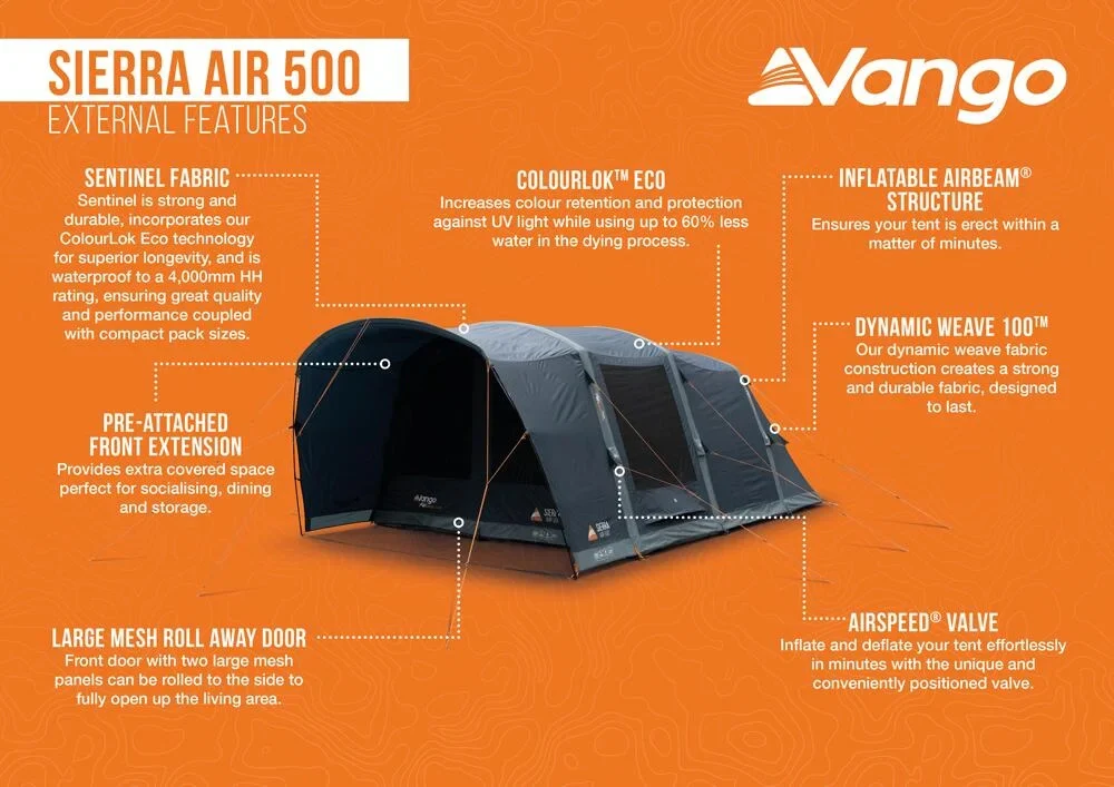 Sierra 500 Inflatable Tent - Image 4