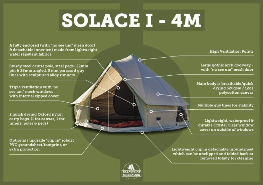 Blacks of Greenock Solace 1 Tent - Image 5
