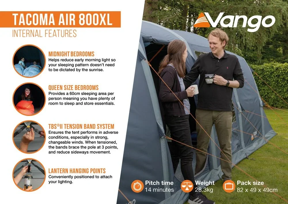 Tacoma 800XL Inflatable Tent - Image 5